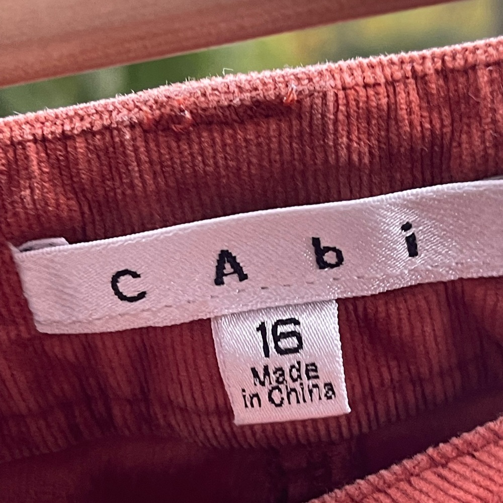 Cabo rust skinny cord velour velvet jean